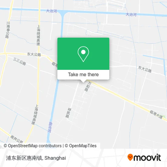 浦东新区惠南镇 map