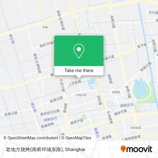 老地方烧烤(南桥环城东路) map