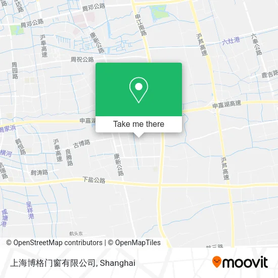 上海博格门窗有限公司 map
