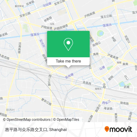 惠平路与众乐路交叉口 map