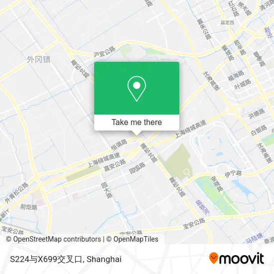 S224与X699交叉口 map