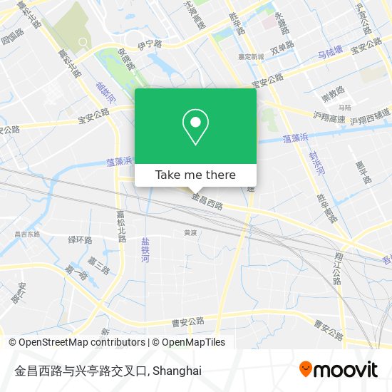 金昌西路与兴亭路交叉口 map