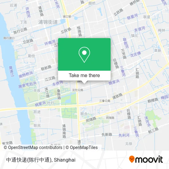 中通快递(陈行中通) map