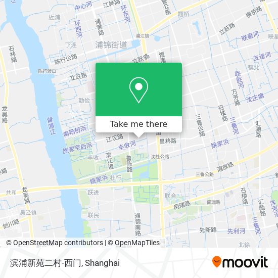 滨浦新苑二村-西门 map