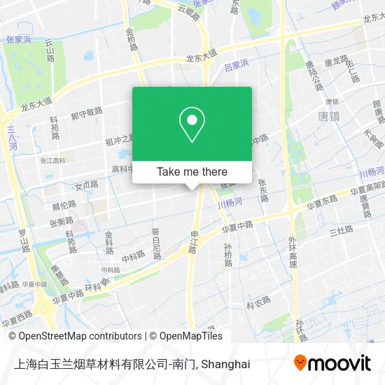 上海白玉兰烟草材料有限公司-南门 map