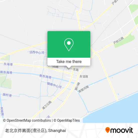 老北京炸酱面(漕泾店) map