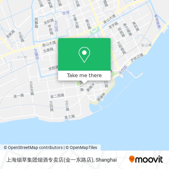 上海烟草集团烟酒专卖店(金一东路店) map