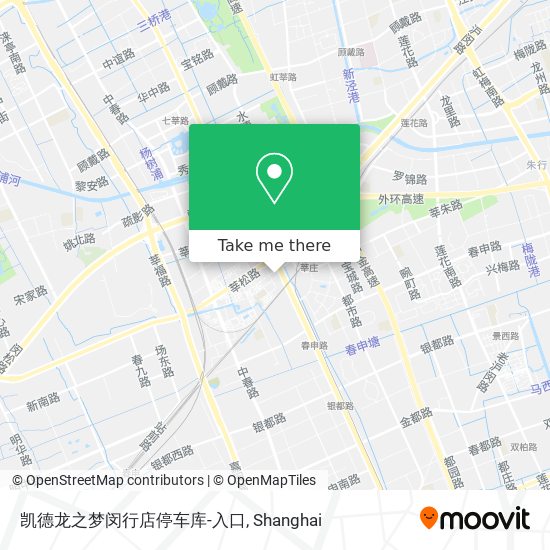 凯德龙之梦闵行店停车库-入口 map