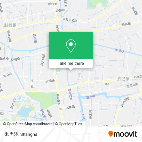 和尚泾 map