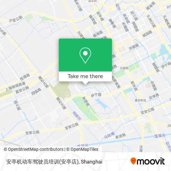 安亭机动车驾驶员培训(安亭店) map