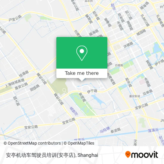 安亭机动车驾驶员培训(安亭店) map