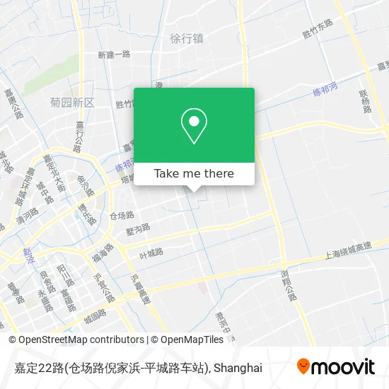 嘉定22路(仓场路倪家浜-平城路车站) map