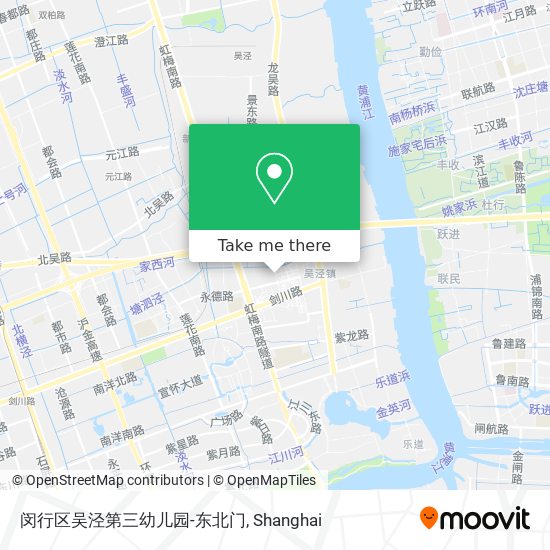 闵行区吴泾第三幼儿园-东北门 map