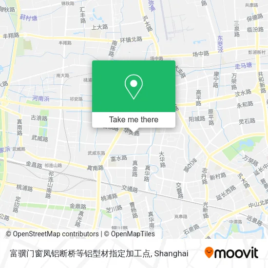富骥门窗凤铝断桥等铝型材指定加工点 map