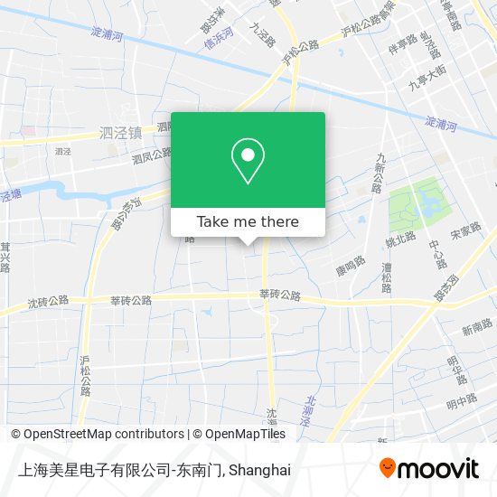 上海美星电子有限公司-东南门 map