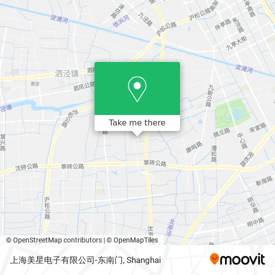 上海美星电子有限公司-东南门 map