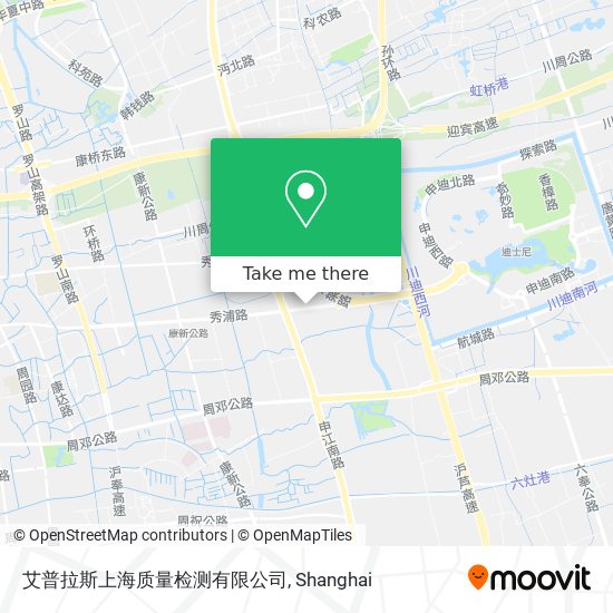 艾普拉斯上海质量检测有限公司 map