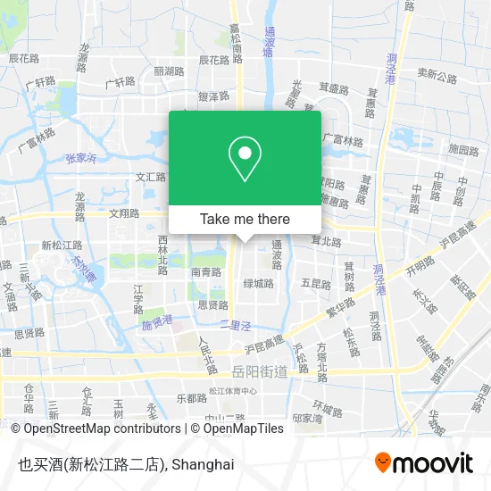 也买酒(新松江路二店) map