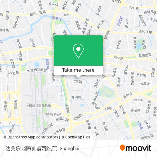 达美乐比萨(仙霞西路店) map