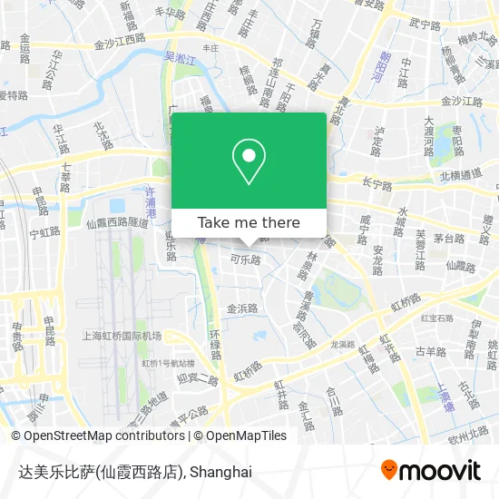 达美乐比萨(仙霞西路店) map
