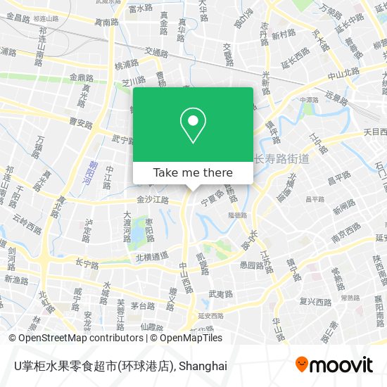 U掌柜水果零食超市(环球港店) map