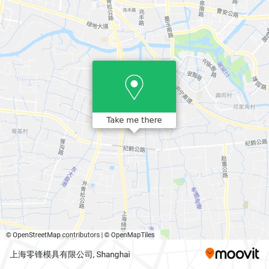 上海零锋模具有限公司 map