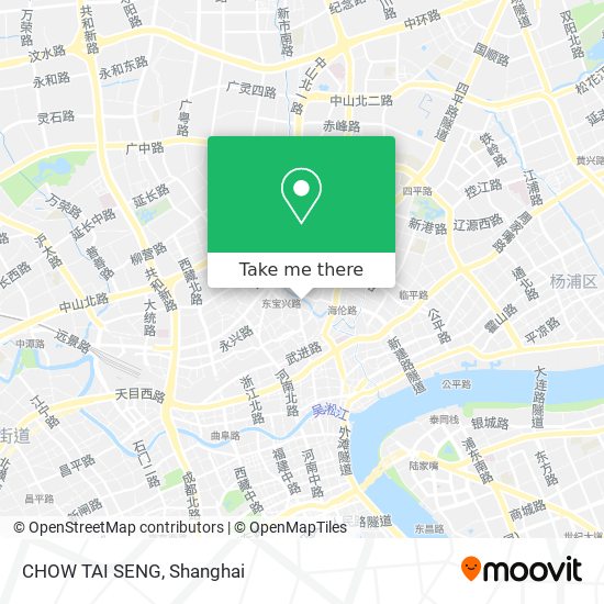 CHOW TAI SENG map