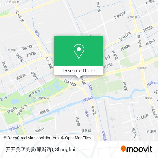 开开美容美发(顾新路) map