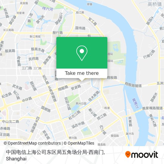 中国电信上海公司东区局五角场分局-西南门 map