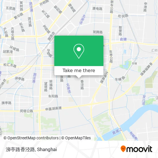 泖亭路香泾路 map