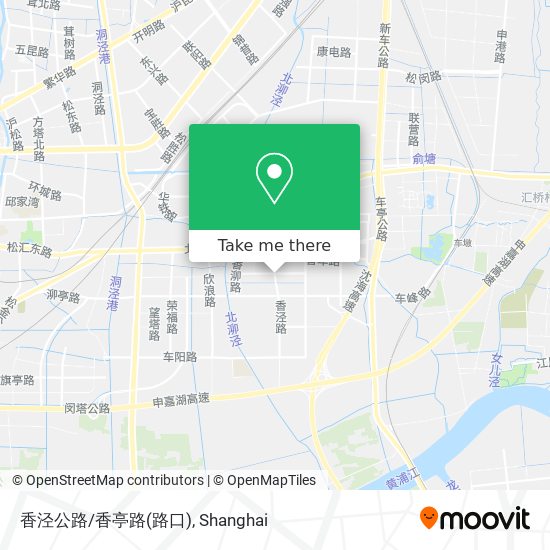 香泾公路/香亭路(路口) map