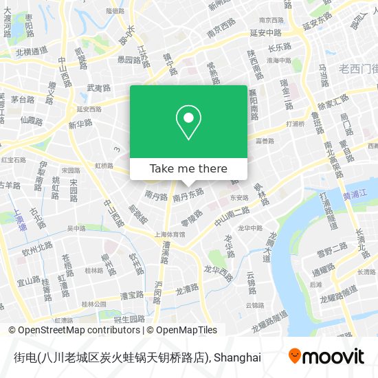 街电(八川老城区炭火蛙锅天钥桥路店) map