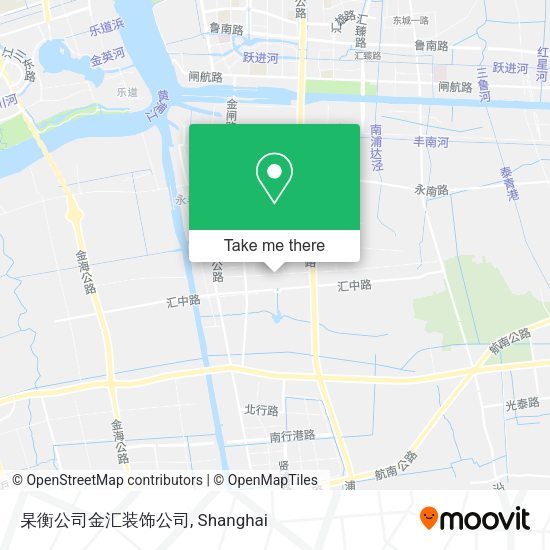 杲衡公司金汇装饰公司 map