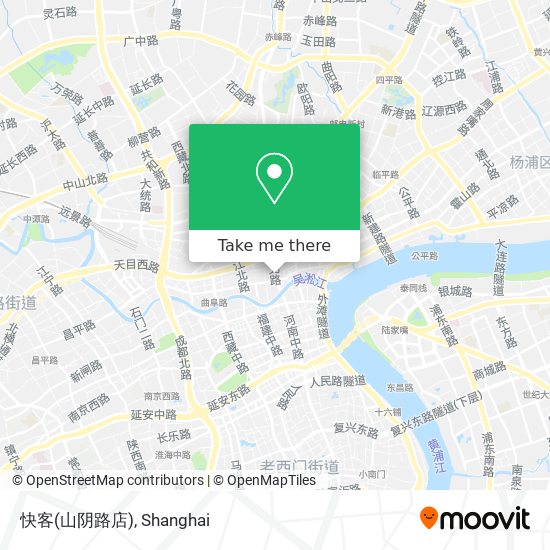 快客(山阴路店) map