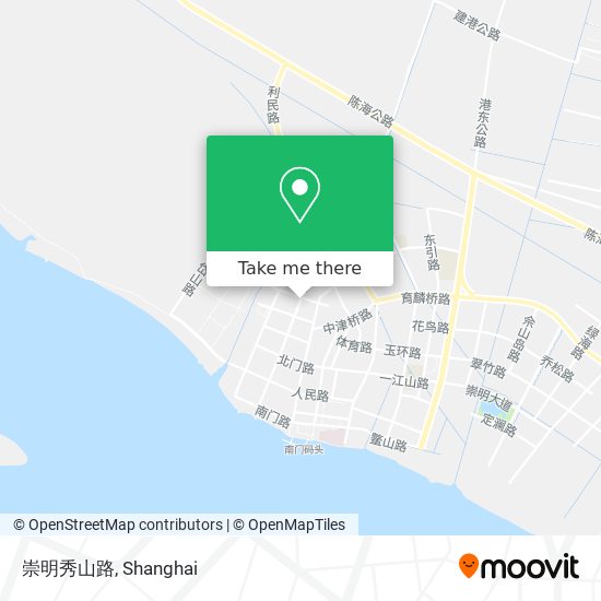 崇明秀山路 map