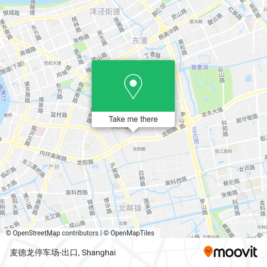 麦德龙停车场-出口 map