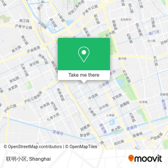 联明小区 map