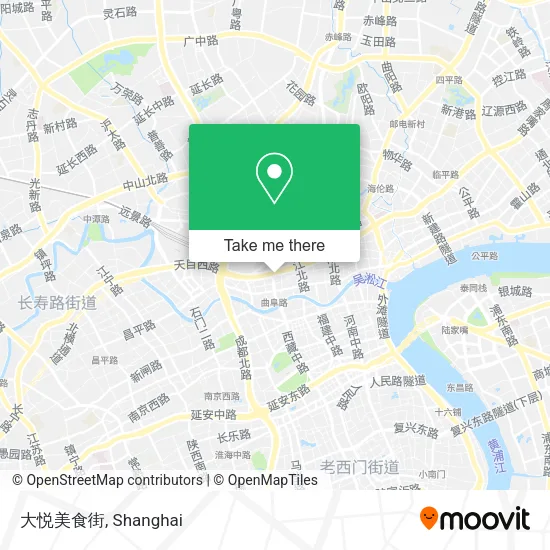 大悦美食街 map