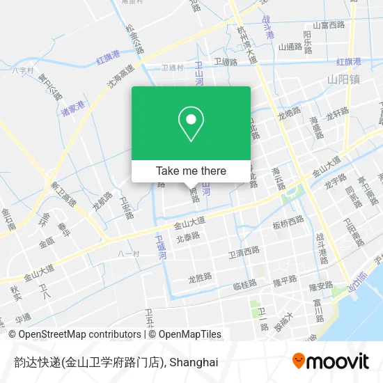 韵达快递(金山卫学府路门店) map