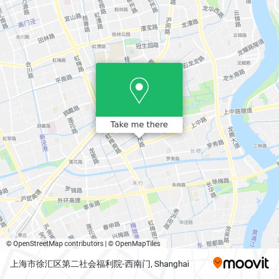 上海市徐汇区第二社会福利院-西南门 map