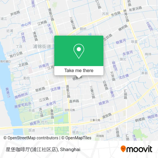 星堡咖啡厅(浦江社区店) map