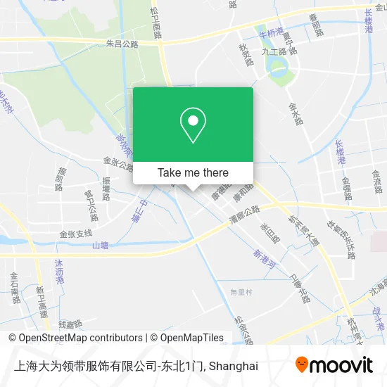 上海大为领带服饰有限公司-东北1门 map
