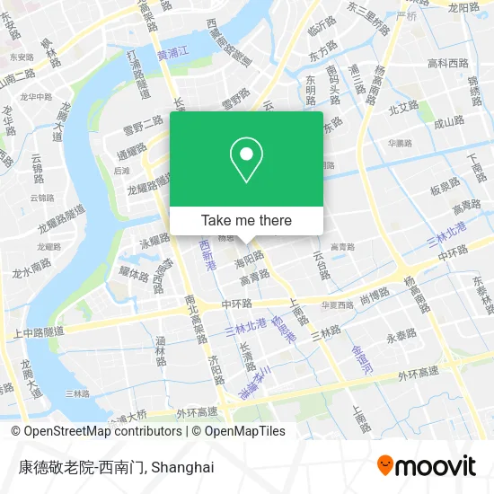 康德敬老院-西南门 map