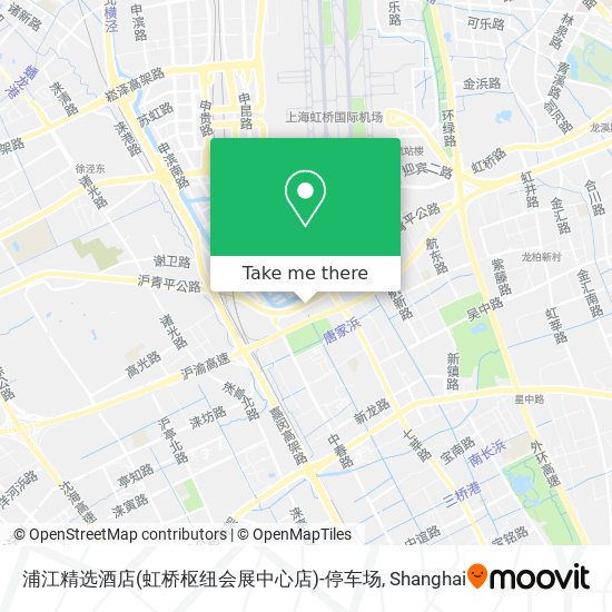 浦江精选酒店(虹桥枢纽会展中心店)-停车场 map