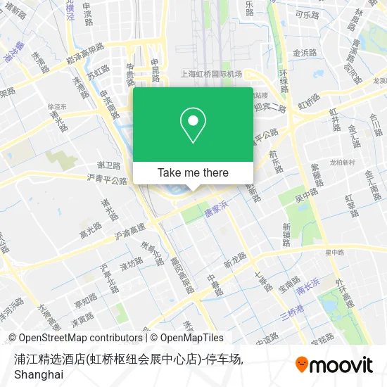 浦江精选酒店(虹桥枢纽会展中心店)-停车场 map