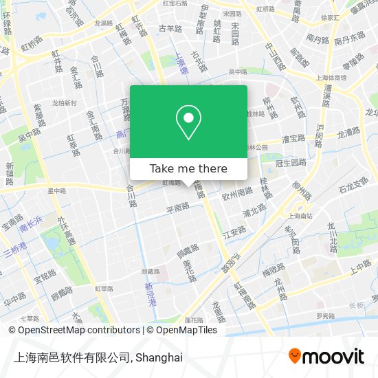 上海南邑软件有限公司 map