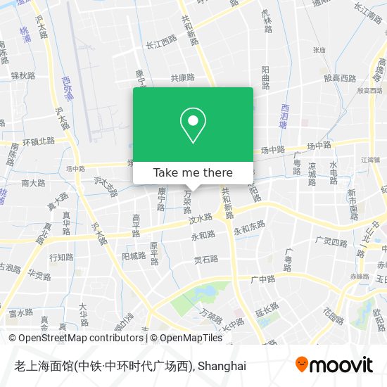 老上海面馆(中铁·中环时代广场西) map