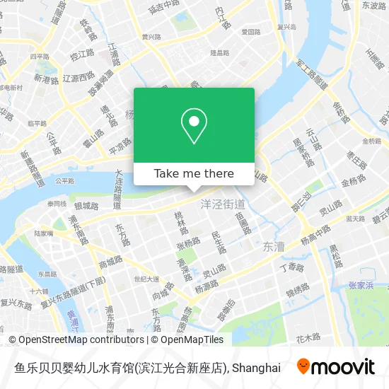 鱼乐贝贝婴幼儿水育馆(滨江光合新座店) map