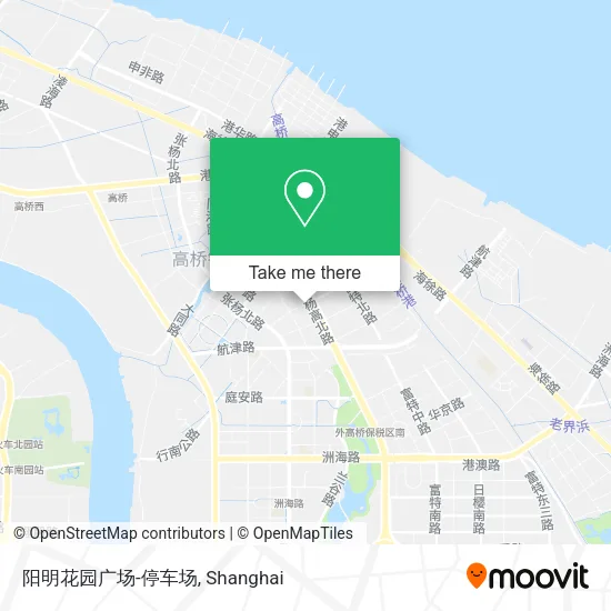 阳明花园广场-停车场 map