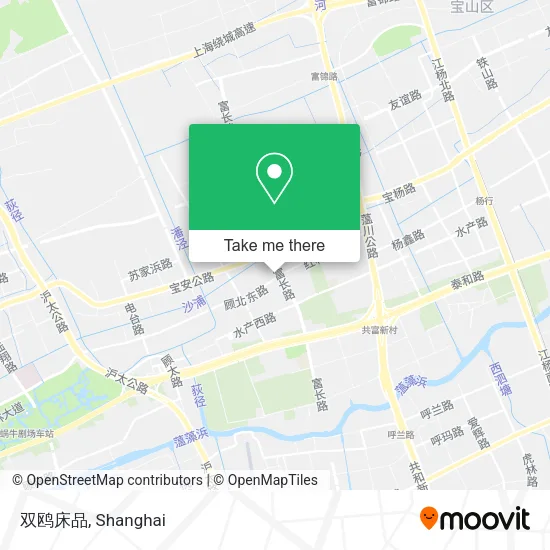 双鸥床品 map